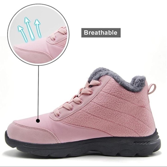 NWOB Women's Pink Snow Boots - Picture 3 of 5